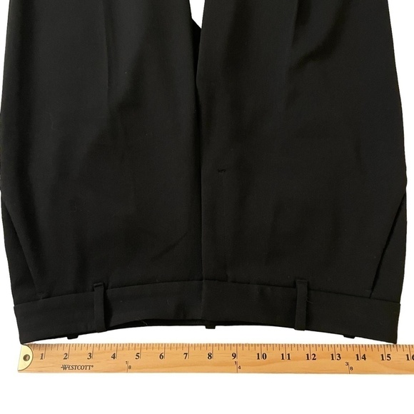 MM LaFleur Women's Black Pants Size 8 High Rise Deep Pockets Extra Hem allowance - Picture 11 of 16